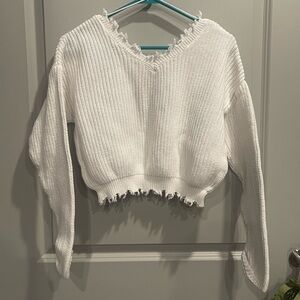 Jessica Simpson Cream Knit Sweater